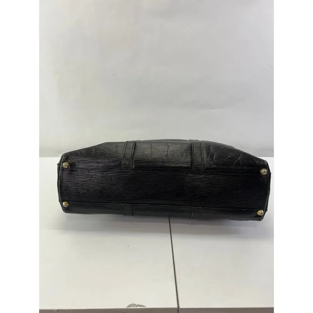 Vintage Calvin Klein Epi Leather Briefcase Document Case